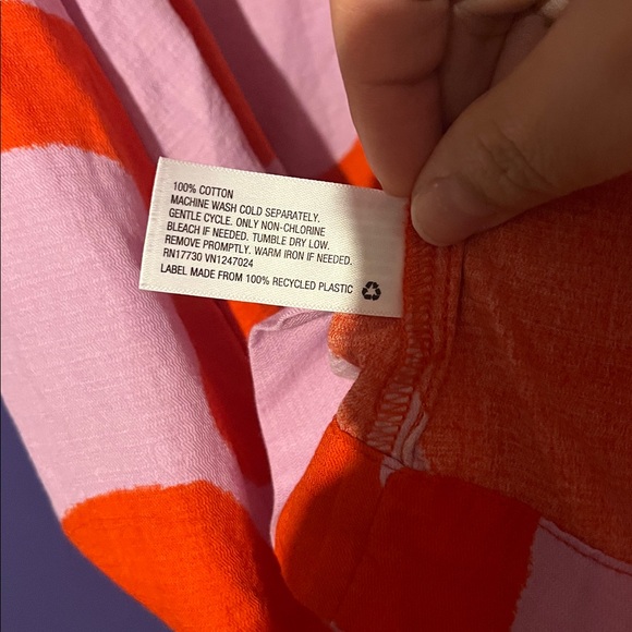 Ava & Viv Lilac and Red Abstract Woven Sundress - Picture 9 of 11